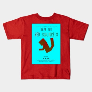 Save the Red Squirrels Kids T-Shirt